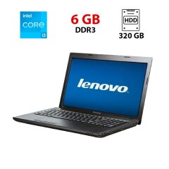 Ноутбук Lenovo Ideapad N580 / 15.6" (1366x768) TN / Intel Core i3-3120M (2 (4) ядра по 2.5 GHz) / 6 GB DDR3 / 320 GB HDD / Intel HD Graphics 4000 / WebCam / АКБ не держит