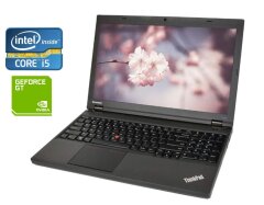Ноутбук Lenovo ThinkPad T540p / 15.6" (1920x1080) TN / Intel Core i5-4300M (2 (4) ядра по 2.6 - 3.3 GHz) / 8 GB DDR3 / 512 GB SSD / nVidia GeForce GT 730M, 1 GB DDR3, 64-bit / Win 10 Pro