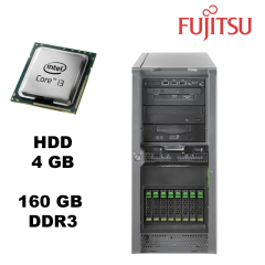 Сервер Fujitsu Primergy TX150 S7 / Intel Core i3-540 (2(4) ядра по 3.06 GHz) / 4 GB DDR3 / 160 GB HDD / Chipset Intel® 3420 ( 6 слотів під пам'ять ) / NAS сховище