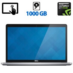 Игровой ноутбук Б-класс Dell Inspiron 7737 / 17.3" (1920x1080) IPS Touch / Intel Core i7-4510U (2 (4) ядра по 2.0 - 3.1 GHz) / 16 GB DDR3 / 1000 GB HDD / nVidia GeForce GT 750M, 2 GB GDDR5, 128-bit / WebCam / DVD-ROM / HDMI