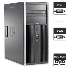Компьютер HP Compaq 8100 Elite / Intel Core i5-660 (2 (4) ядра по 3.3 - 3.6 GHz) / 4 GB DDR3 / 500 GB HDD / Intel HD Graphics / DVI / VGA / DVD-ROM