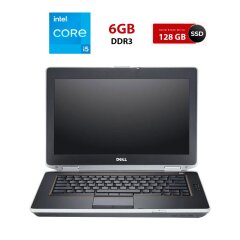 Ноутбук Dell Latitude E6420 / 14" (1920x1080) IPS / Intel Core i5-2430M (2 (4) ядра по 2.4 - 3.0 GHz) / 6 GB DDR3 / 128 GB SSD / Intel HD Graphics 3000 / WebCam