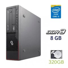 Системний блок Fujitsu Esprimo E710 SFF / Intel Core i5-3470 (4 ядра по 3.2 - 3.6 GHz) / 8 GB DDR3 / 320 GB HDD