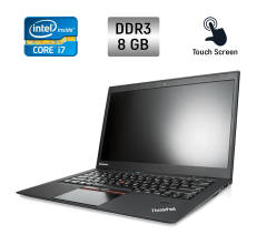 Ультрабук Lenovo ThinkPad X1 Carbon / 14" (1600x900) TN Touch / Intel Core i7-3667U (2 (4) ядра по 2.0 - 3.2 GHz) / 8 GB DDR3 / 512 GB SSD / Intel HD Graphics 4000 / WebCam / Fingerprint / Windows 10