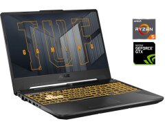 Игровой ноутбук Asus TUF Gaming A15 FA506IH / 15.6" (1920x1080) IPS / AMD Ryzen 5 4600H (6 (12) ядер по 3.0 - 4.0 GHz) / 8 GB DDR4 / 512 GB SSD / nVidia GeForce GTX 1650, 4 GB GDDR5, 128-bit / WebCam