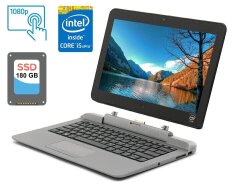 Ноутбук-трансформер HP Pro x2 612 G1 / 12.5" (1920x1080) IPS Touch / Intel Core i5-4302Y (2 (4) ядра по 1.6 - 2.3 GHz) / 8 GB DDR3 / 180 GB SSD / Intel HD Graphics 4200 / WebCam / DisplayPort / Дві батареї