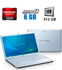 Ноутбук SONY VAIO sve 171 / 17.3" (1600x900) TN / Intel Pentium B940 (2 ядра по 2.0 GHz) / 6 GB DDR3 / 500 GB SSD / AMD Radeon HD 7650M 1 GB DDR3, 128-bit / Webcam / USB. 3.0 / HDMI / VGA / DVD-ROM 