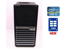 ПК Acer Veriton M4610G Tower / Intel Core i5-2500S (4 ядра по 2.7 - 3.7 GHz) / 8 GB DDR3 / 120 GB SSD NEW / Intel HD Graphics 2000 / DVD-ROM
