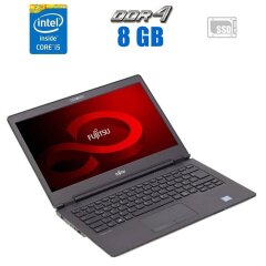 Ультрабук Fujitsu LifeBook U747 / 14" (1920x1080) IPS / Intel Core i5-6200U (2 (4) ядра по 2.3 - 2.8 GHz) / 8 GB DDR4 / 256 GB SSD M.2 / Intel HD Graphics 520 / WebCam