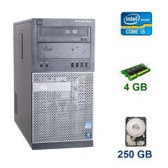 Dell OptiPlex 3010 Tower / Intel Core i3-2120 (2 (4) ядра по 3.3 GHz) / 4 GB DDR3 / 250 GB HDD / nVidia GeForce GT 1030, 2 GB GDDR5, 64-bit