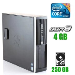 Системный блок HP Compaq 8100 SFF / Intel Core i3-530 (2 (4) ядра по 2.93 GHz) / 4 GB DDR3 / 250 GB HDD / Intel HD Graphics