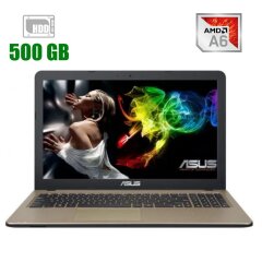 Ноутбук Asus VivoBook R540BA / 15.6" (1366x768) TN / AMD A6-9225 (2 ядра по 2.6 - 3.1 GHz) /  4 GB DDR3 / 500 GB HDD / AMD Radeon R4 Graphics / WebCam 