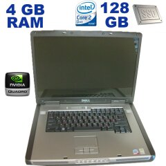 Ноутбук Dell Precision M6300 / 17" (1920x1200) TN / Intel Core 2 Duo T7700 (2 ядра по 2.4 GHz) / 4 GB DDR2 / 128 GB SSD / nVidia Quadro FX 1600M / DVD-RW