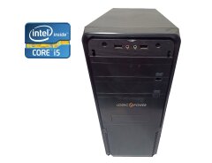 ПК LogicPower Tower / Intel Core i5-2500 (4 ядра по 3.3 - 3.7 GHz) / 8 GB DDR3 / 120 GB SSD + 500 GB HDD / Intel HD Graphics 2000 / 400W