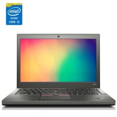 Нетбук Lenovo ThinkPad X250 / 12.5" (1366x768) TN / Intel Core i5-5300U (2 (4) ядра по 2.3 - 2.9 GHz) / 4 GB DDR3 / 120 GB SSD / Intel HD Graphics 5500 / АКБ NEW