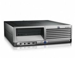 ПК HP Compaq DC7600 SFF / Intel Pentium 4 650 (1 ядро по 3.4 GHz) / 4 GB DDR2 / 500 GB HDD / nVidia GeForce 310, 512 MB DDR3, 64-bit / DVD-ROM / Win 10 Pro