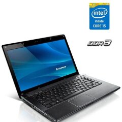 Ноутбук Lenovo G560 / 15.6" (1366x768) TN / Intel Core i5-520M (2 (4) ядра по 2.4 - 2.93 GHz) / 4 GB DDR3 / 128 GB SSD / Intel HD Graphics / WebCam
