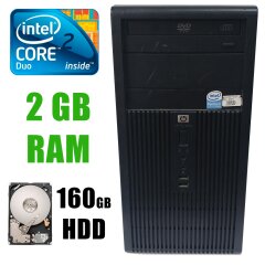 HP dx2300 Tower / Intel Core2 Duo E6300 (2 ядра по 1.8 GHz)/ 2GB DDR2/ 160GB HDD (10.000 RPM)