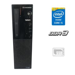 Комп'ютер Lenovo ThinkCentre E73 SFF / Intel Core i5-4460S (4 ядра по 2.9 - 3.4 GHz) / 4 GB DDR3 / 120 GB SSD / Intel HD Graphics 4600