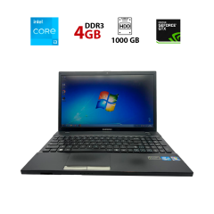 Ноутбук Samsung NP300V5A / 15.6" (1366x768) TN LED / Intel Core i3-2350M (2 (4) ядра по 2.3 GHz) / 4 GB DDR3 / 1000 GB HDD / nVidia GeForce GT 520M, 1GB DDR3, 64-bit / WebCam