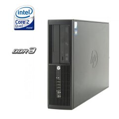 Комп'ютер HP Compaq 4000 PRO SFF / Intel Core 2 Quad Q6600 (4 ядра по 2.4 GHz) / 4 GB DDR3 / 320 GB HDD / Intel GMA 4500 Graphics / DVD-RW 