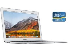 Ультрабук Б-класс Apple MacBook Air 13 A1466 2017 / 13.3" (1440x900) IPS / Intel Core i5-5350U (2 (4) ядра по 1.8 - 2.9 GHz) / 8 GB DDR4 / 120 GB SSD / Intel HD Graphics 6000 / WebCam / macOS