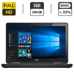 Ноутбук Dell Latitude E5540 / 15.6" (1920x1080) IPS / Intel Core i5-4200U (2 (4) ядра по 1.6 - 2.6 GHz) / 8 GB DDR3 / 240 GB SSD / Intel HD Graphics 4400 / DVD-ROM / VGA