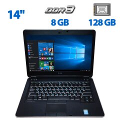 Ноутбук Dell Latitude E6440 / 14" (1366x768) TN / Intel Core i5-4310M (2 (4) ядра по 2.7 - 3.4 GHz) / 8 GB DDR3 / 128 GB SSD / Intel HD Graphics 4600 / WebCam