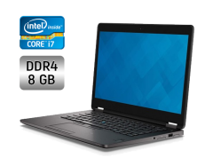 Ультрабук Dell Latitude E7470 / 14" (1920x1080) IPS / Intel Core i7-6600U (2 (4) ядра по 2.6 - 3.4 GHz) / 8 GB DDR4 / 256 GB SSD / Intel HD Graphics 520 / WebCam / Windows 10