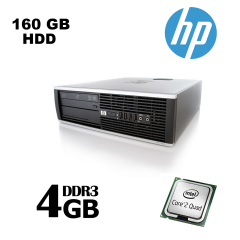 HP 6000 SFF / Intel Core 2 Quad Q6600 (4 ядра по 2.4GHz) / 4 GB DDR3 / 160 GB HDD