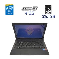 Ноутбук Б класс DakTech PlaidBook SP15R-UMA Grey / 15.6" (1366x768) TN / Intel Core i3-2310M (2 (4) ядра по 2.1 GHz) / 4 GB DDR3 / 320 GB HDD / WebCam / HDMI