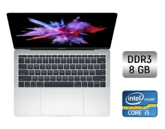 Ультрабук Б-класс Apple MacBook Pro 13 (2017) / 13.3" (2560x1600) IPS / Intel Core i5-7360U (2 (4) ядра по 2.3 - 3.6 GHz) / 8 GB DDR3 / 256 GB SSD / Intel Iris Plus Graphics 640 / WebCam / Touch ID / Silver
