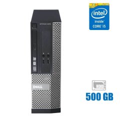 Компьютер Dell OptiPlex 3010 SFF / Intel Core i5-3470 (4 ядра по 3.2 - 3.6 GHz) / 8 GB DDR3 / 500 GB HDD / Intel HD Graphics 2500 / DVD-ROM / Windows 10