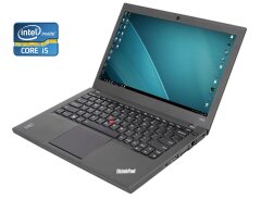 Нетбук Lenovo ThinkPad X240 / 12.5" (1366x768) TN / Intel Core i5-4300U (2 (4) ядра по 1.9 - 2.9 GHz) / 8 GB DDR3 / 240 GB SSD / Intel HD Graphics 4400 / WebCam / Win 10 Pro