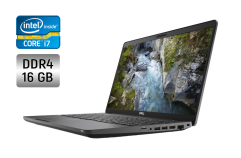 Ноутбук Dell Precision 3541 / 15.6" (1920x1080) IPS / Intel Core i7-9850H (6 (12) ядер по 2.6 - 4.6 GHz) / 16 GB DDR4 / 512 GB SSD /  Intel UHD Graphics 630 / WebCam / Windows 10 