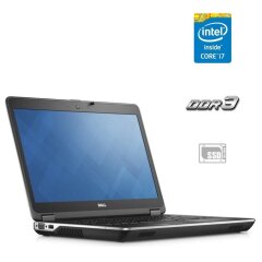 Ноутбук Б-класс Dell Latitude E6440 / 14" (1920x1080) TN / Intel Core i7-4610M (2 (4) ядра по 3.0 - 3.7 GHz) / 8 GB DDR3 / 120 GB SSD / Intel HD Graphics 4600 / WebCam