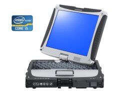 Захищений ноутбук-трансформер Panasonic Toughbook CF-19 / 10.1" (1024x768) TN / Intel Core i5-3210M (2 (4) ядер по 2.5 - 3.1 GHz) / 8 GB DDR3 / 480 GB SSD / Intel HD Graphics 4000 / Win 10 Pro