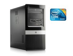 ПК HP Pro 3010 Tower / Intel Core 2 Quad Q9300 (4 ядра по 2.5 GHz) / 4 GB DDR3 / 320 GB HDD / Intel HD GMA X4500 / DVD-RW