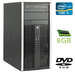 ПК HP Compaq Pro 6300 Tower / Intel Core i5-3470 (4 ядра по 3.2 - 3.6 GHz) / 8 GB DDR3 / no HDD / Intel HD Graphics 2500 / 320W / DVD-ROM / DisplayPort