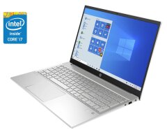 Ноутбук HP Pavilion 15-eg1077nr / 15.6" (1920x1080) IPS / Intel Core i7-1195G7 (4 (8) ядра по 2.9 - 5.0 GHz) / 8 GB DDR4 / 256 GB SSD / Intel Iris X Graphics / WebCam / Win 11 Home