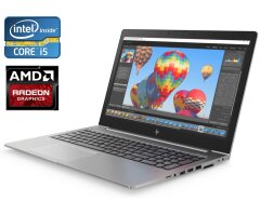 Мобильная рабочая станция HP Zbook 15u G5 / 15.6" (1920x1080) IPS / Intel Core i5-8250U (4 (8) ядра по 1.6 - 3.4 GHz) / 16 GB DDR4 / 512 GB SSD / AMD Radeon Pro WX 3100, 2 GB DDR5, 128-bit / WebCam / Win 10 Pro
