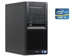 ПК Fujitsu Celsius W380 Tower / Intel Core i5-650 (2 (4) ядра по 3.2 - 3.46 GHz) / 8 GB DDR3 / 128 GB SSD NEW / Intel HD Graphics / DVD-ROM