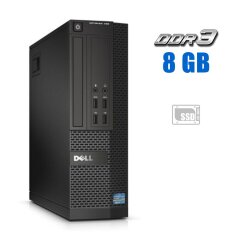 Компьютер Dell OptiPlex XE2 D07S SFF / Intel Core i3-4330 (2 (4) ядра по 3.5 GHz) / 8 GB DDR3 / 240 GB SSD / Intel HD Graphics 4600 / DVD-RW / Windows 10