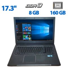 Ноутбук Б-класс Dell Vostro 3750 / 17.3" (1600x900) TN / Intel Core i3-2330M (2 (4) ядра по 2.2 GHz) / 8 GB DDR3 / 160 GB SSD / Intel HD Graphics 3000 / WebCam / VGA