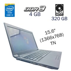 Ноутбук Lenovo IdeaPad B570 / 15.6" (1366x768) TN / Intel Core i3-2310M (2 (4) ядра по 2.1 GHz) / 4 GB DDR3 / 320 GB HDD / Intel HD Graphics 3000 / WebCam