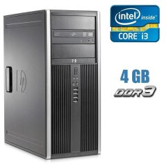 Системный блок HP Compaq Elite 8100 MT / Intel Core i3-530 (2 (4) ядра по 2.93GHz) / 4GB DDR3 / 160 GB HDD