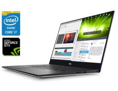 Игровой ноутбук Б-класс Dell XPS 15 9560 / 15.6" (1920x1080) IPS / Intel Core i7-7700HQ (4 (8) ядра по 2.8 - 3.8 GHz) / 16 GB DDR4 / 512 GB SSD + 256 GB SSD / nVidia Geforce GTX 1050, 4 GB GDDR5, 128-bit / WebCam / Windows 10