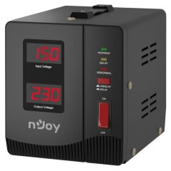 Новий стабілізатор напруги Njoy Alvis 1000 (AVRL-10001AL-CS01B) / 230 V / 1000 V·А / 600W / 1 вихід 