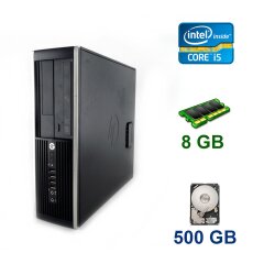 HP Compaq Elite 8200 SFF / Intel Core i5-2400 (4 ядра по 3.1 - 3.4 GHz) / 8 GB DDR3 / 500 GB HDD / AMD Radeon HD 8490, 1 GB DDR3, 64-bit