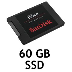 Модификация: Комплектация SSD жёстким диском на 60 GB 